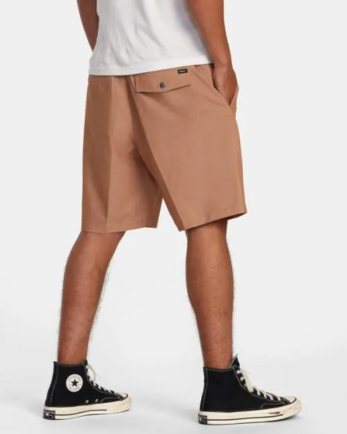 Rvca All Time Hemp Hybrid 19034 Shorts Camel Men Shorts and Hybrids