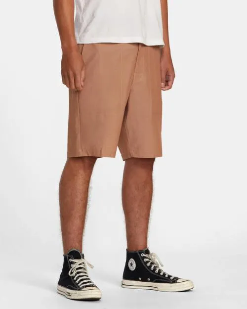 Rvca All Time Hemp Hybrid 19034 Shorts Camel Men Shorts and Hybrids