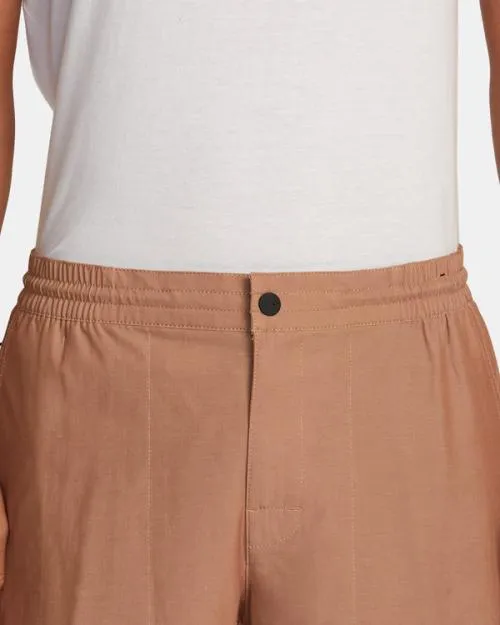 Rvca All Time Hemp Hybrid 19034 Shorts Camel Men Shorts and Hybrids
