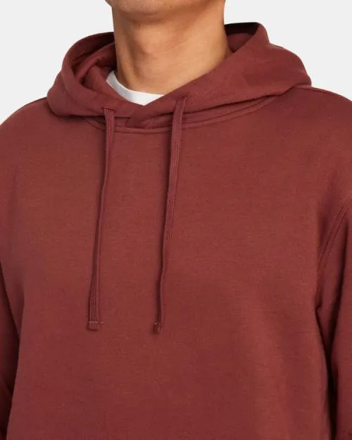 Rvca Americana Hoodie Red Earth Men Hoodies and Sweatshirts