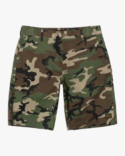 Rvca Americana Walkshorts 22034 Woodland Camo Men Shorts and Hybrids