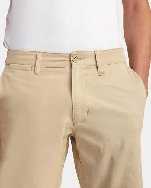 Rvca Back In Hybrid Walkshorts 19034 Khaki Men Shorts and Hybrids