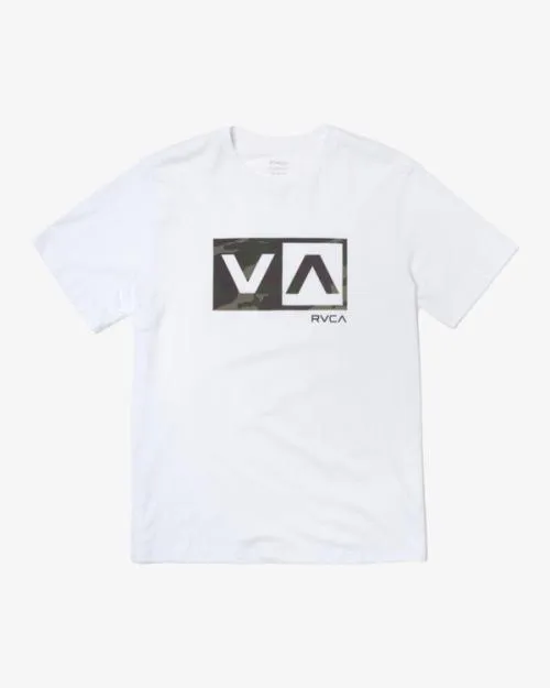Rvca Balance Box Short Sleeve TShirt White Men Tees and Tanks