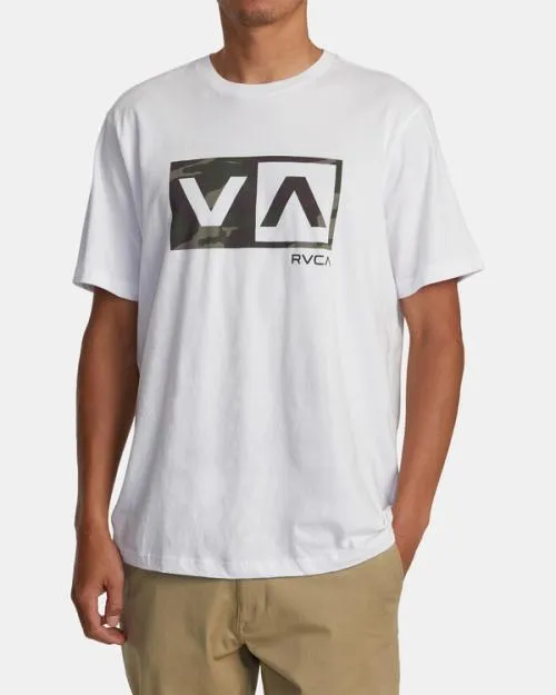 Rvca Balance Box Short Sleeve TShirt White Men Tees and Tanks