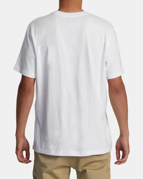 Rvca Balance Box Short Sleeve TShirt White Men Tees and Tanks