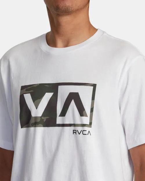 Rvca Balance Box Short Sleeve TShirt White Men Tees and Tanks