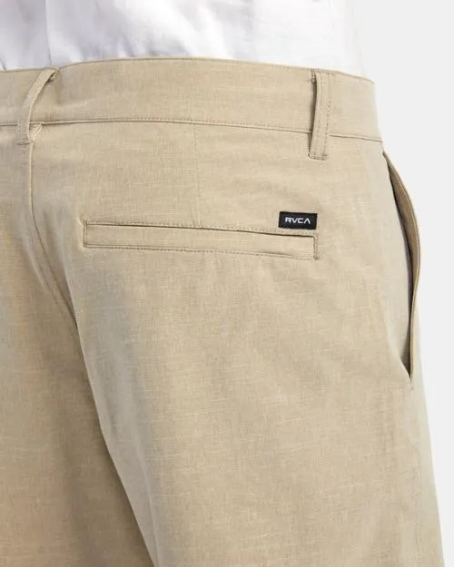Rvca Balance Hybrid Shorts 20 Khaki Men Shorts and Hybrids