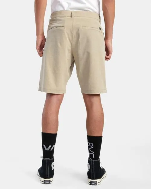 Rvca Balance Hybrid Shorts 20 Khaki Men Shorts and Hybrids