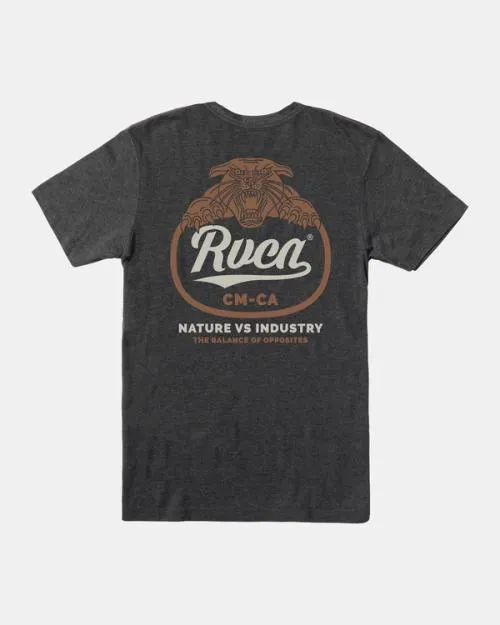Rvca Boy039s Pantero TShirt Black Boys Tees and Tanks
