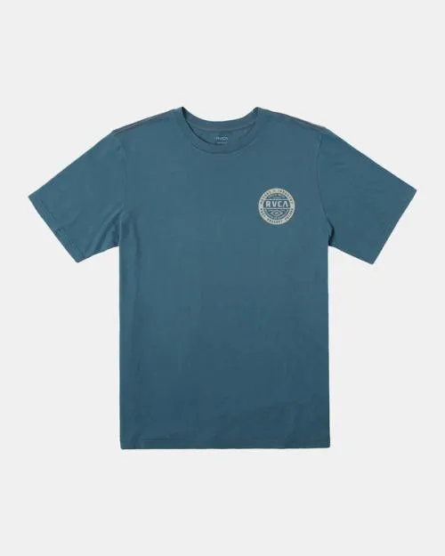 Rvca Boy039s Standard Issue TShirt Duck Blue Boys Tees and Tanks