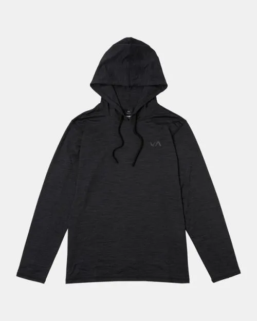 Rvca CAble Pullover Hoodie Black SportMen Hoodies and Sweatshirts