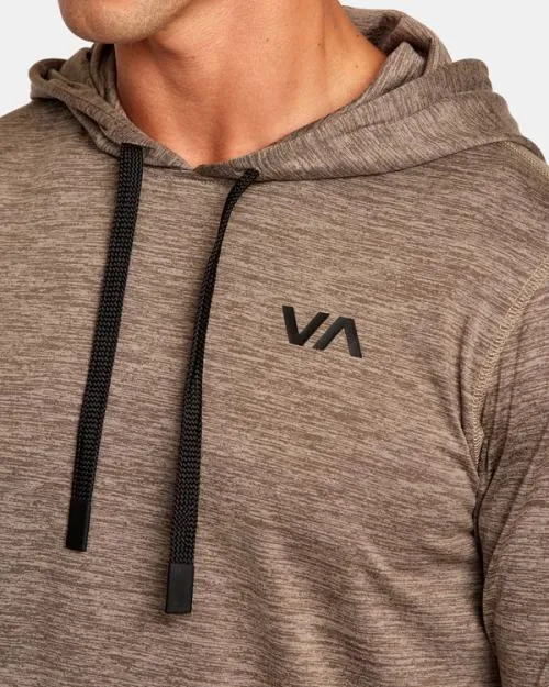 Rvca CAble Pullover Hoodie Mushroom SportMen Hoodies and Sweatshirts