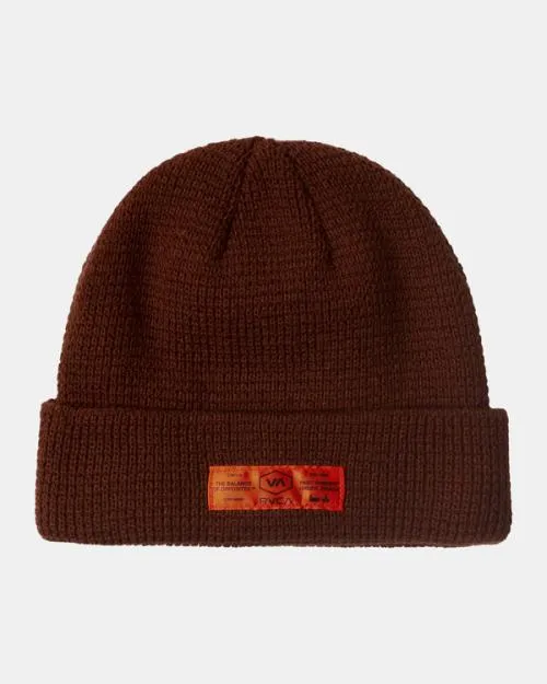 Rvca Chainmail Beanie Rawhide Men Hats and Beanies