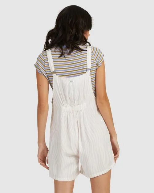 Rvca Clancy Psych Shorty Blush Women Dresses and Rompers
