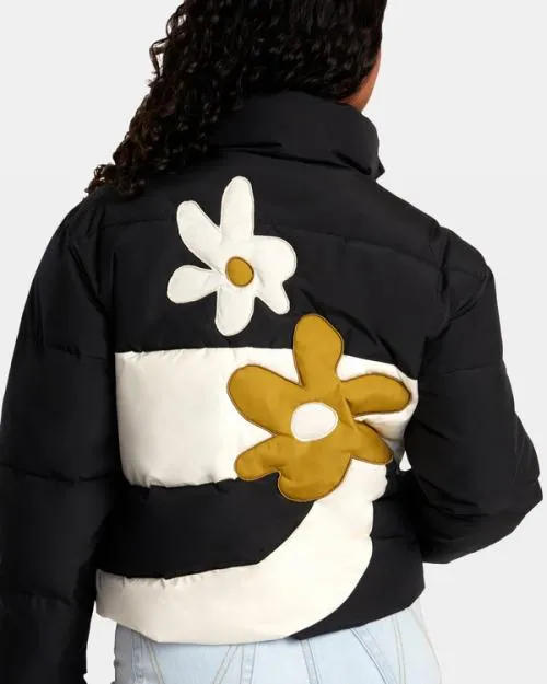 Rvca Cloud Puffer Jacket Rvca Black Women Jackets