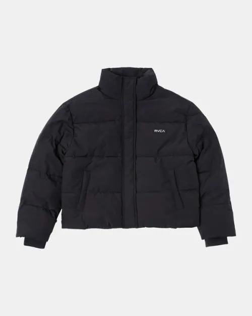 Rvca Cloud Puffer Jacket Rvca Black Women Jackets