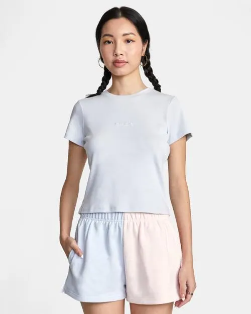 Rvca Color Block Sweatshorts Multi Women Shorts and Skirts