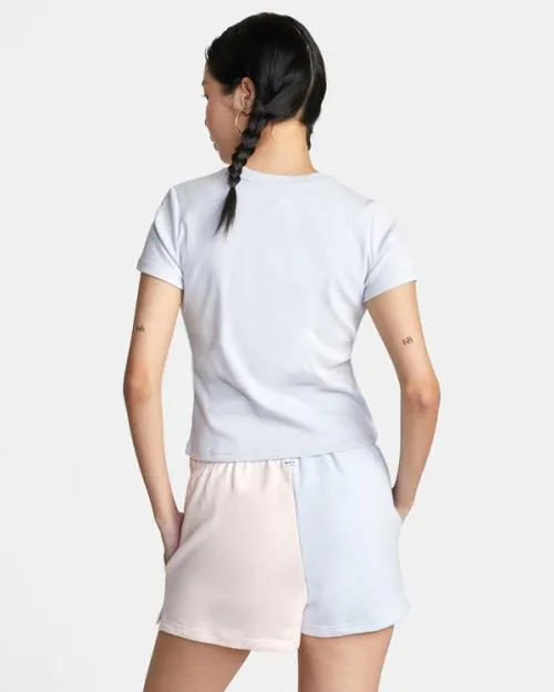 Rvca Color Block Sweatshorts Multi Women Shorts and Skirts