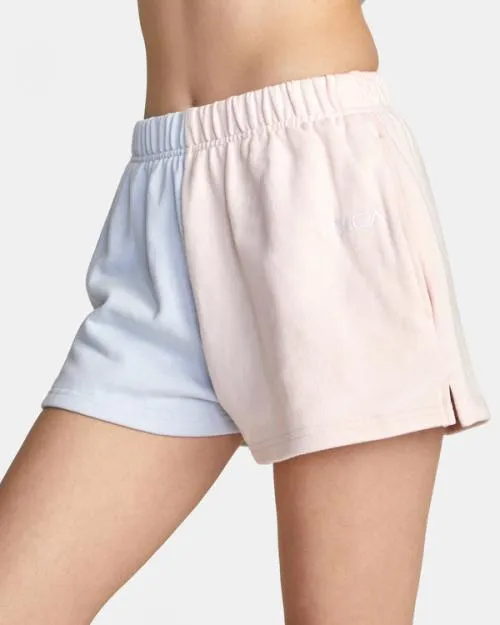 Rvca Color Block Sweatshorts Multi Women Shorts and Skirts