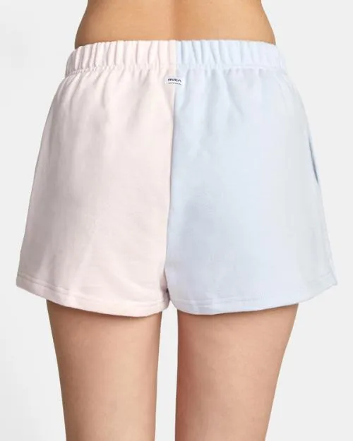 Rvca Color Block Sweatshorts Multi Women Shorts and Skirts