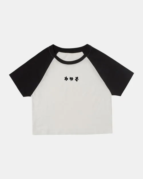 Rvca Daisy TShirt Vintage White Women Tees and Tanks