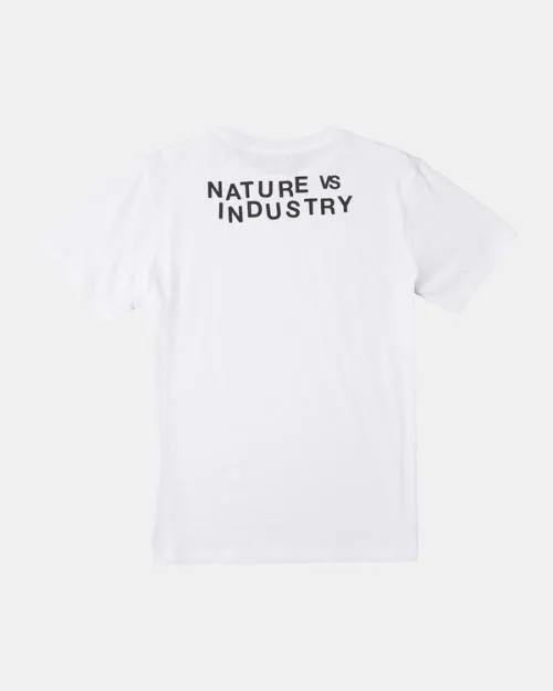 Rvca Dial Up TShirt White Men Short Sleeves