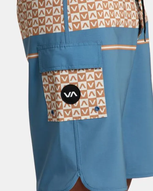 Rvca Eastern Boardshorts 20034 Slate Men Boardshorts