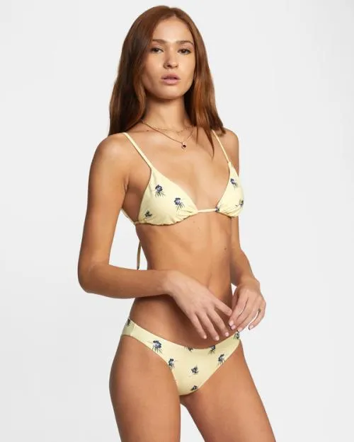 Rvca Easy To Love Triangle Bikini Top Sunshine Women Bikini Tops