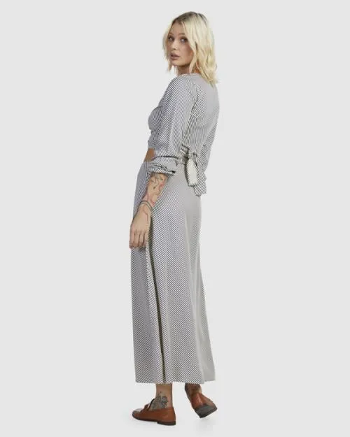 Rvca Eclipse June Maxi Skirt Salt Women Shorts and Skirts