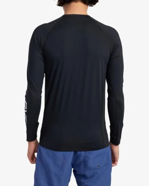 Rvca Long Sleeve Rashguard Black 2 Surf Rashguards and Surf Tees