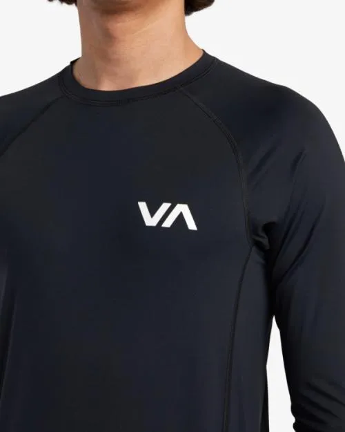 Rvca Long Sleeve Rashguard Black 2 Surf Rashguards and Surf Tees