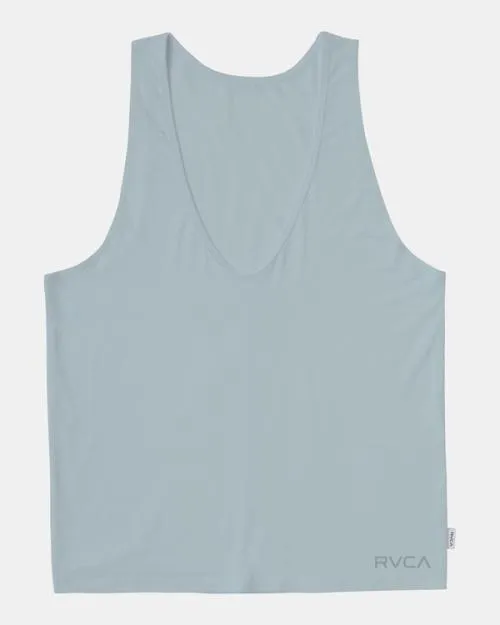 Rvca Minted Tank Top Sky Blue Women Tees and Tanks