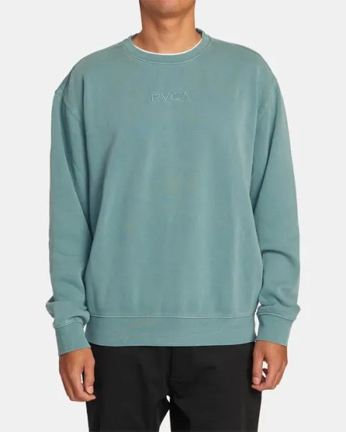 Rvca Ptc Sweatshirt Evergreen Men Hoodies and Sweatshirts