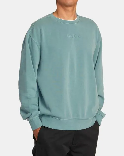 Rvca Ptc Sweatshirt Evergreen Men Hoodies and Sweatshirts