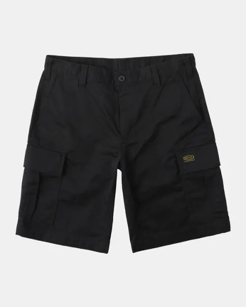 Rvca Recession Collection Americana Cargo Shorts Black Men Shorts and Hybrids