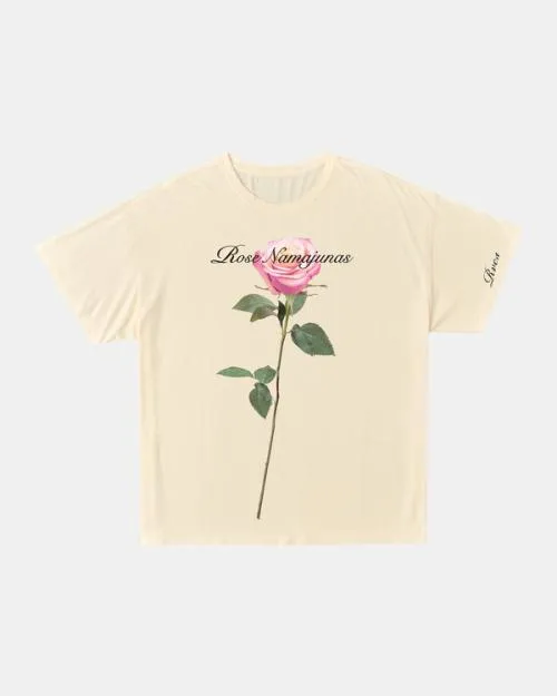 Rvca Rose Namajunas Tee Vintage White Women Tees and Tanks