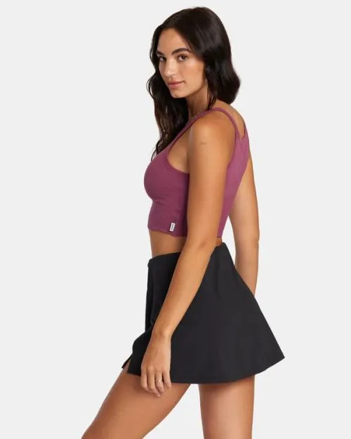 Rvca Slide Tank Top Mulberry Women Tops