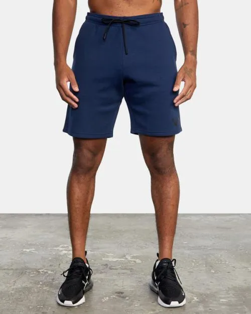 Rvca Sport Elastic Waist Walkshorts IV 19034 Midnight Men Athletic Shorts