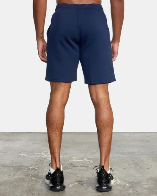 Rvca Sport Elastic Waist Walkshorts IV 19034 Midnight Men Athletic Shorts
