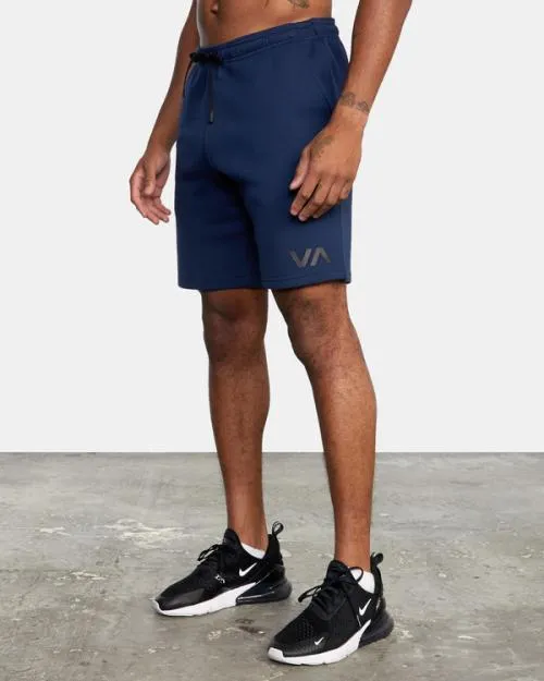 Rvca Sport Elastic Waist Walkshorts IV 19034 Midnight Men Athletic Shorts