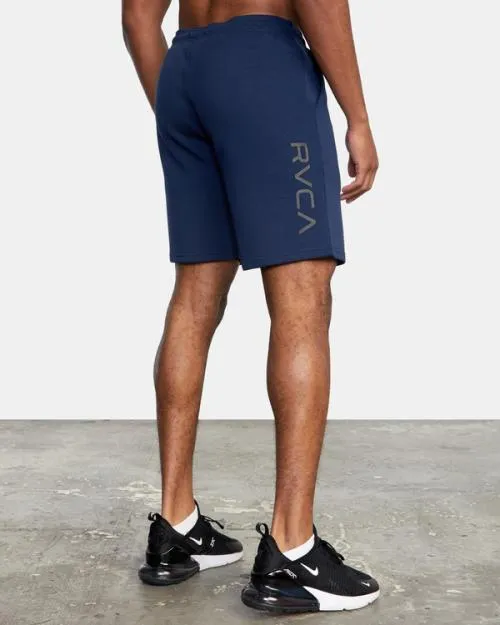 Rvca Sport Elastic Waist Walkshorts IV 19034 Midnight Men Athletic Shorts