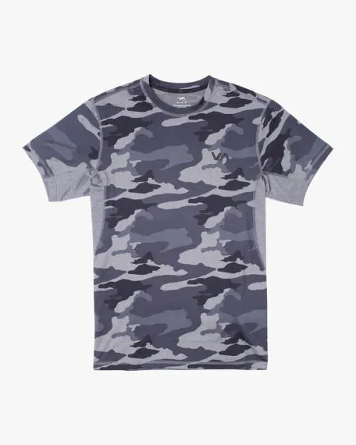 Rvca Sport Vent Performance Tee Camo SportMen Short Sleeves