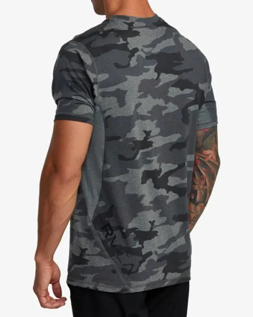 Rvca Sport Vent Performance Tee Camo SportMen Short Sleeves