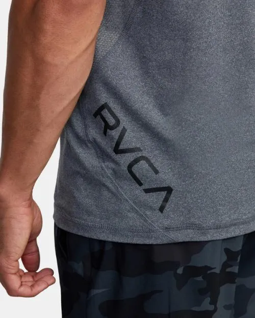 Rvca Sport Vent Tank Top Charcoal Heather SportMen Tees and Tanks