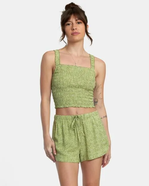 Rvca Terrace Tank Top Fern Women Tops