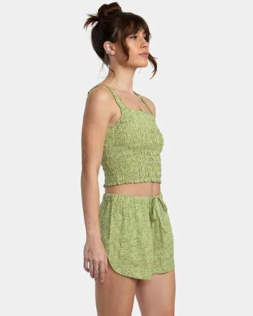 Rvca Terrace Tank Top Fern Women Tops