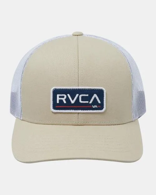 Rvca Ticket Trucker III Hat Tan Men Hats and Beanies