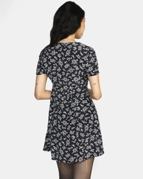 Rvca Understated Mini Dress Black Women Dresses and Rompers