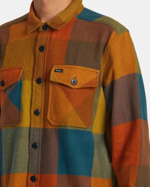 Rvca VA CPO Flannel Shirt Multi Men Shirts and Flannels