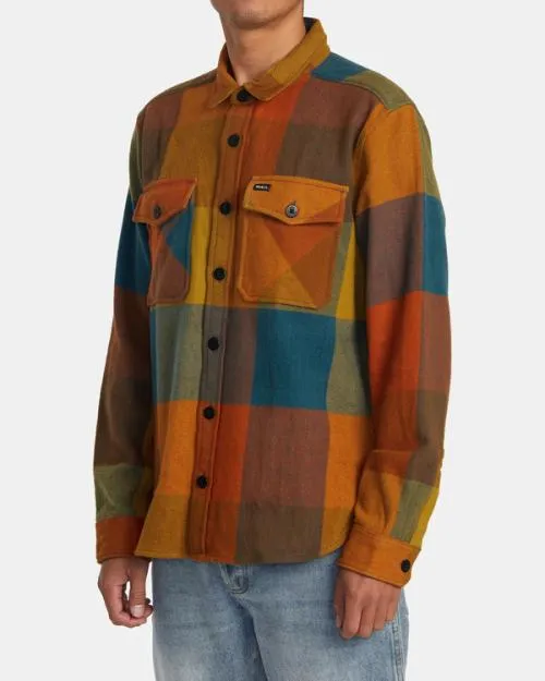 Rvca VA CPO Flannel Shirt Multi Men Shirts and Flannels